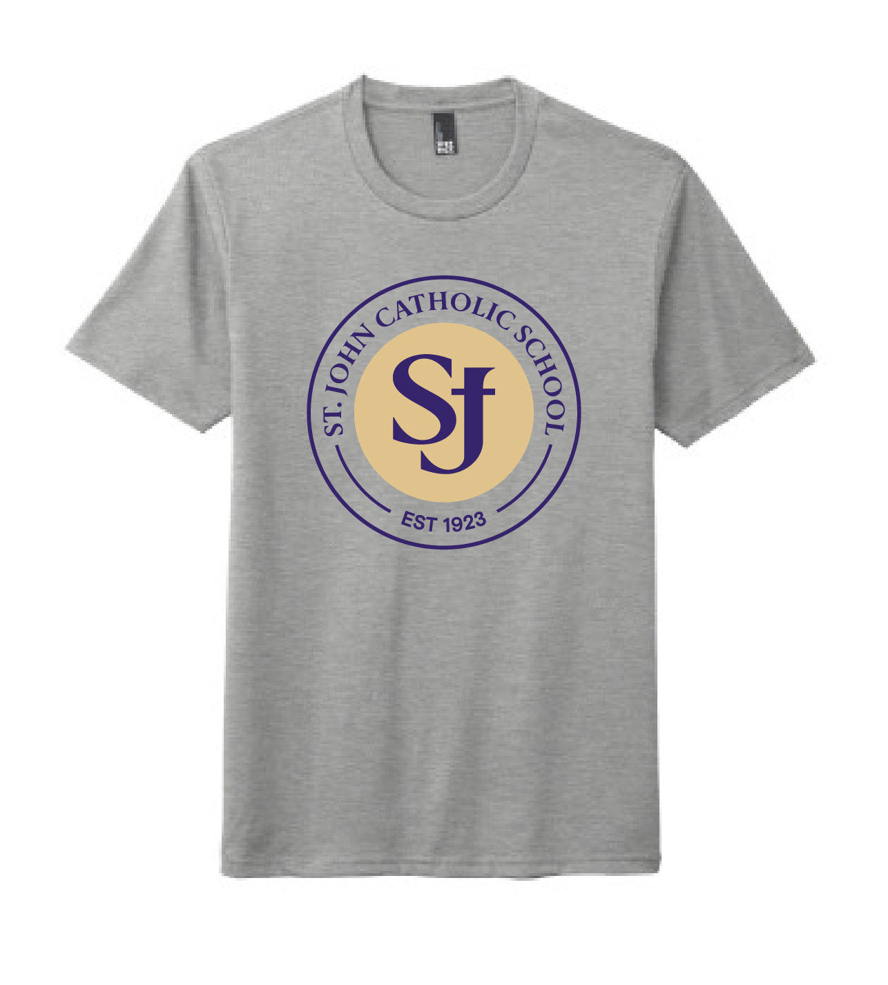 Spirit triblend soft T-shirts with StJ logo in 3 colors